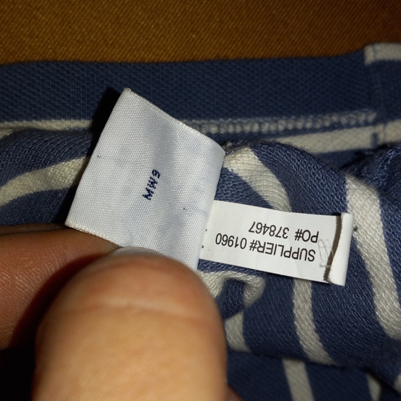 Polo by Ralph Lauren blue striped collared t-shirt - Picture 5 of 6